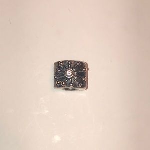 Pandora Silver and gold starburst charm